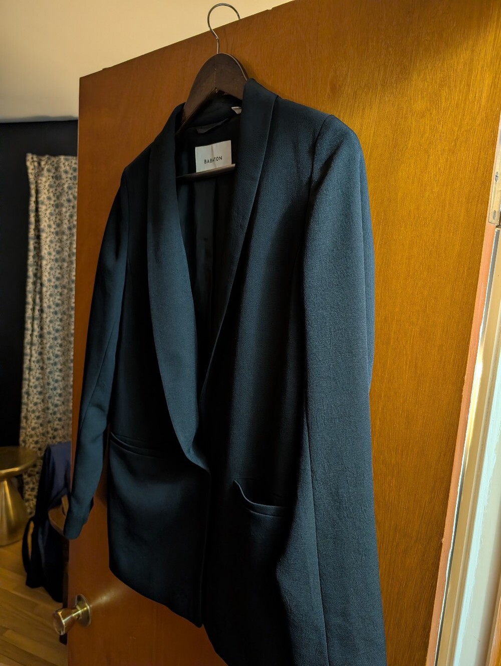 Babaton Black Shawl Collar Blazer - Size 6